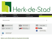 Tablet Screenshot of herkdestad.be